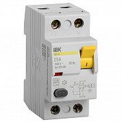 Выключатель дифференц.тока (УЗО) 2п ВД1-63 25А 30мА (IEK)